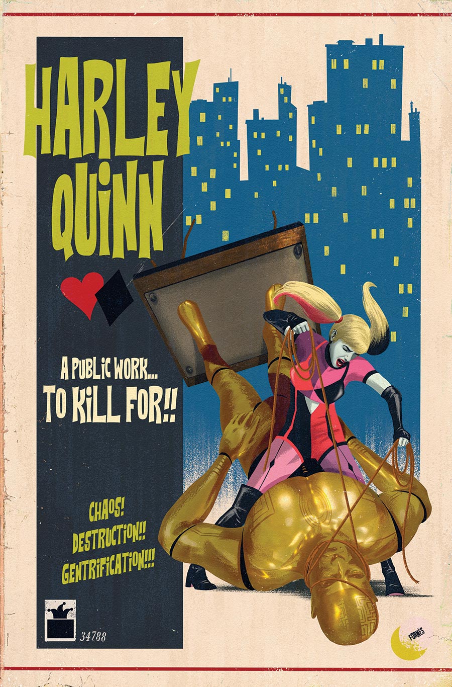 Harley Quinn Vol 4 #45 Cover C Variant Jorge Fornes Card Stock Cover (DC All In)