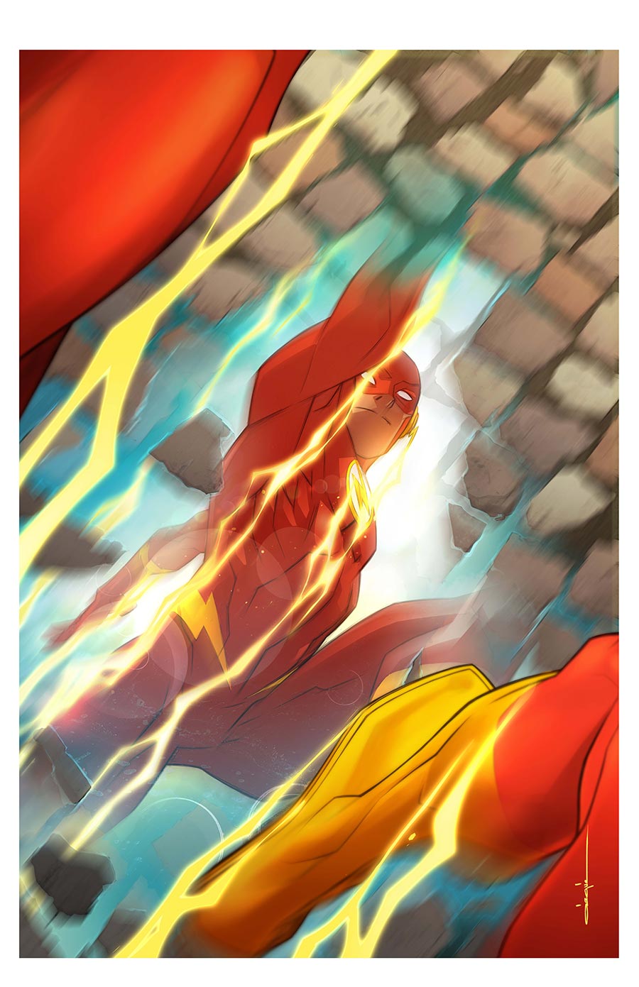 Flash Vol 6 #15 Cover C Variant Ozgur Yildirim Card Stock Cover (DC All In)