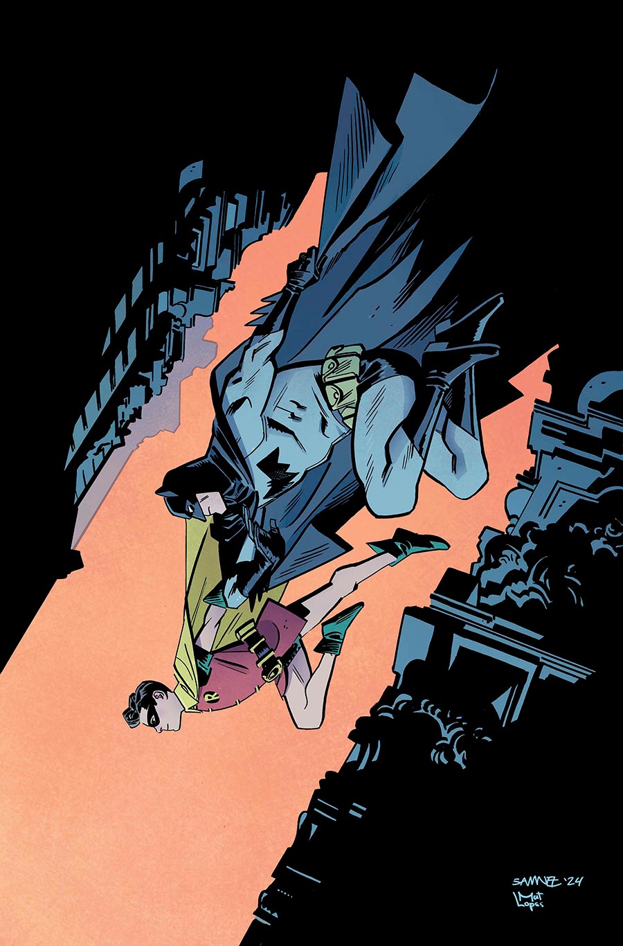 Batman And Robin Year One #2 Cover A Regular Chris Samnee Cover