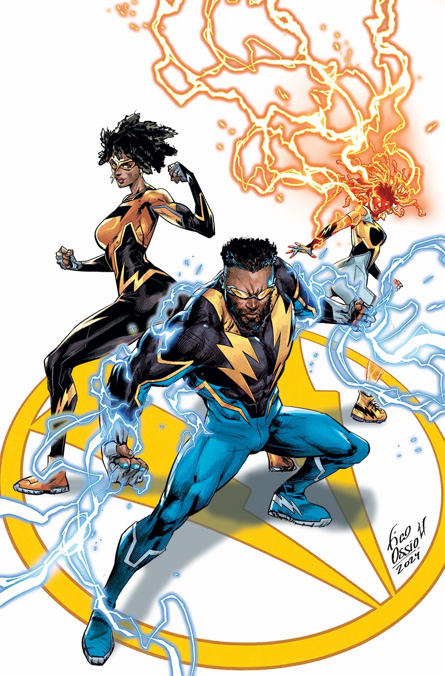 Black Lightning Vol 3 #1 Cover A Regular Fico Ossio Cover (DC All In)