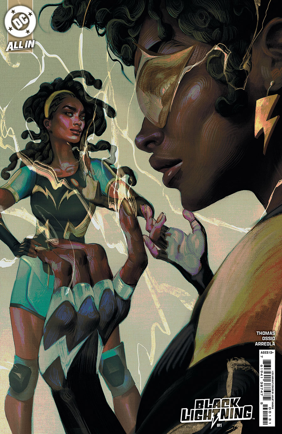 Black Lightning Vol 3 #1 Cover D Incentive Juliet Nneka Card Stock Variant Cover (DC All In)