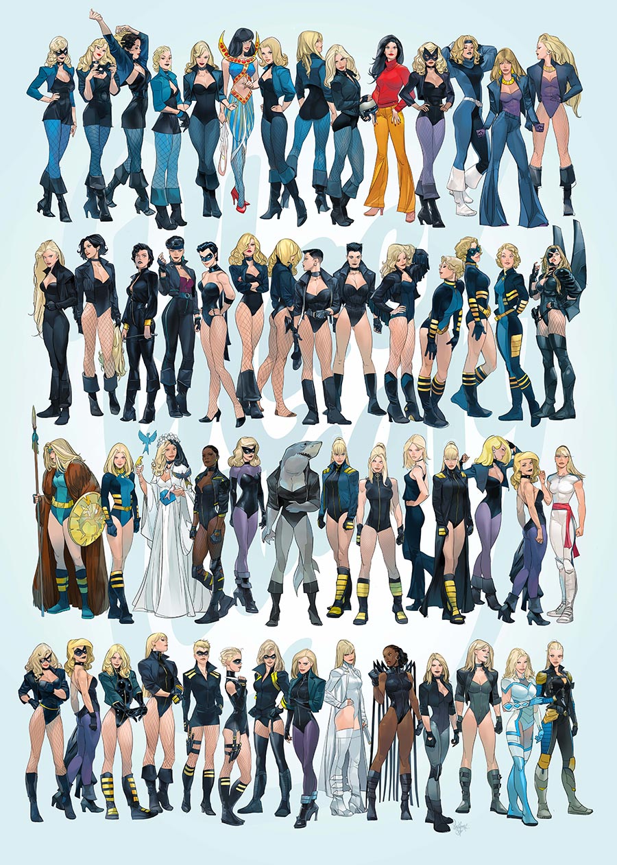 Black Canary Best Of The Best #1 Cover C Variant Otto Schmidt Wraparound Card Stock Cover (DC All In)