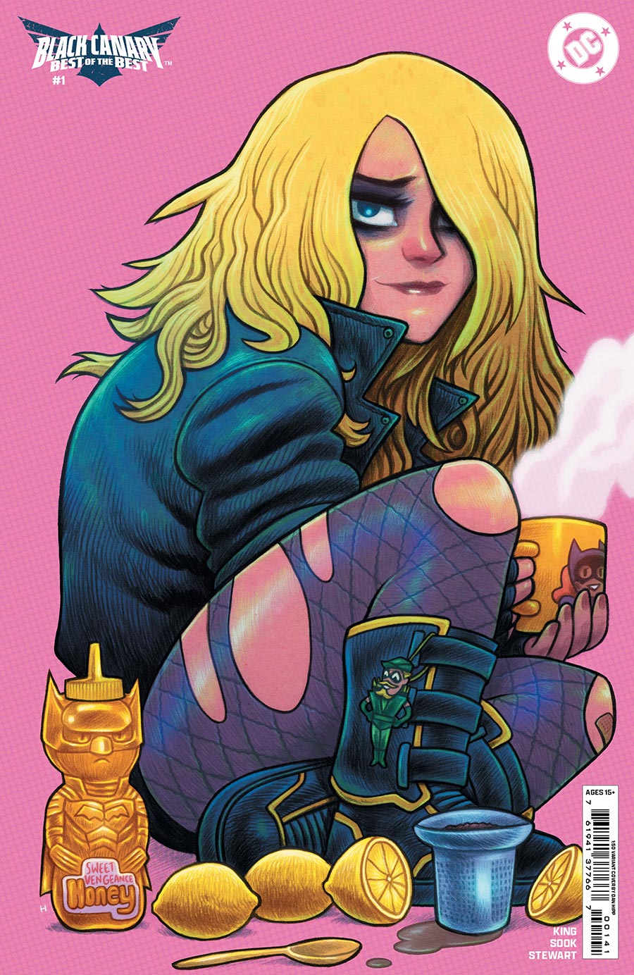 Black Canary Best Of The Best #1 Cover E Incentive Dan Hipp Card Stock Variant Cover (DC All In)