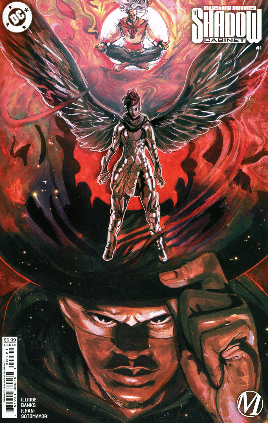 Milestone Universe The Shadow Cabinet #1 Cover B Variant Nikolas Draper-Ivey Card Stock Cover