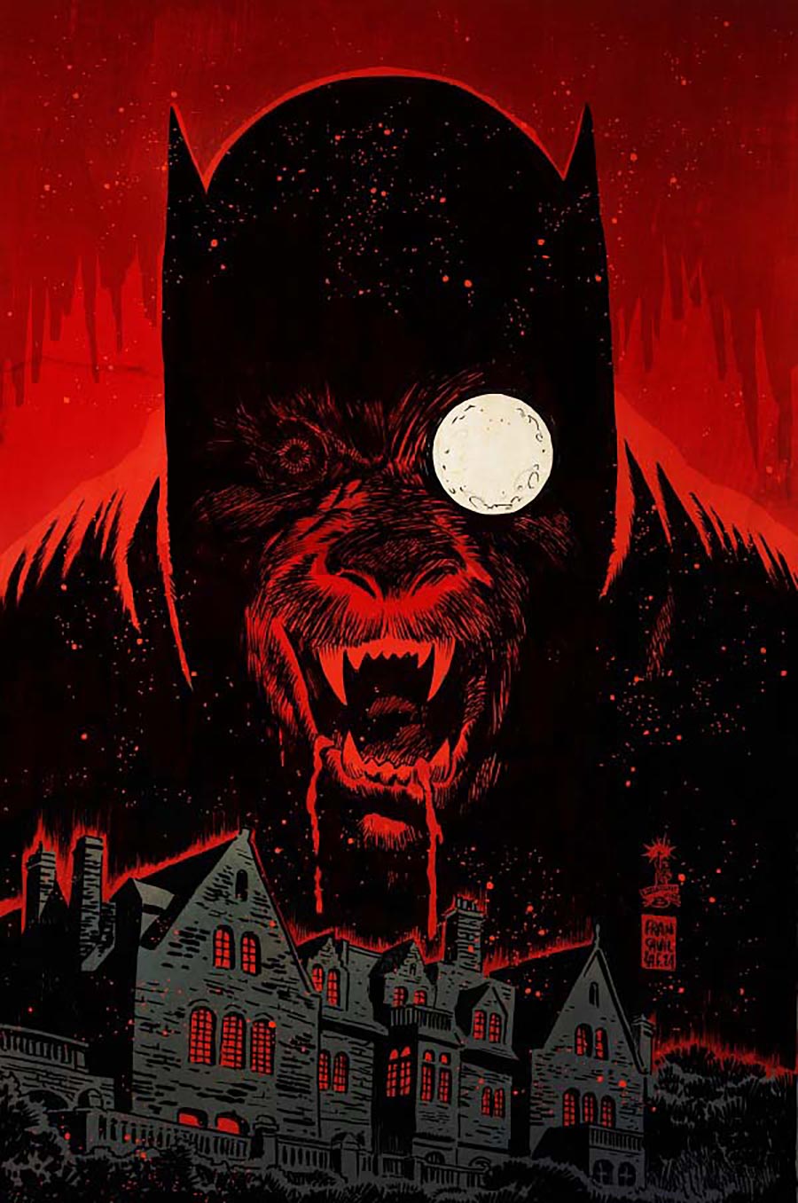 Batman Full Moon #2 Cover B Variant Francesco Francavilla Card Stock Cover