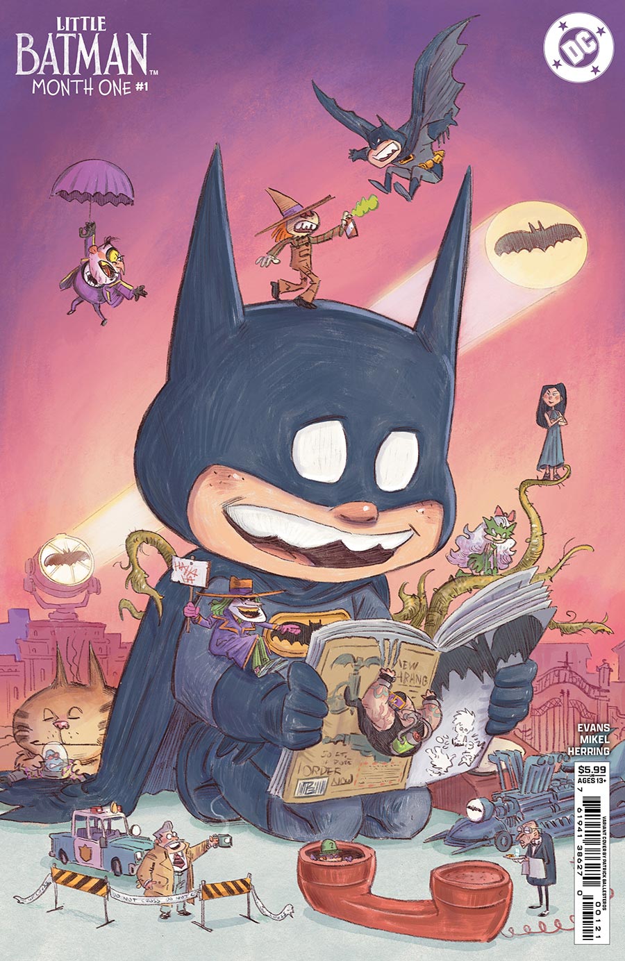 Little Batman Month One #1 Cover B Variant Patrick Ballesteros Card Stock Cover (Limit 1 Per Customer)