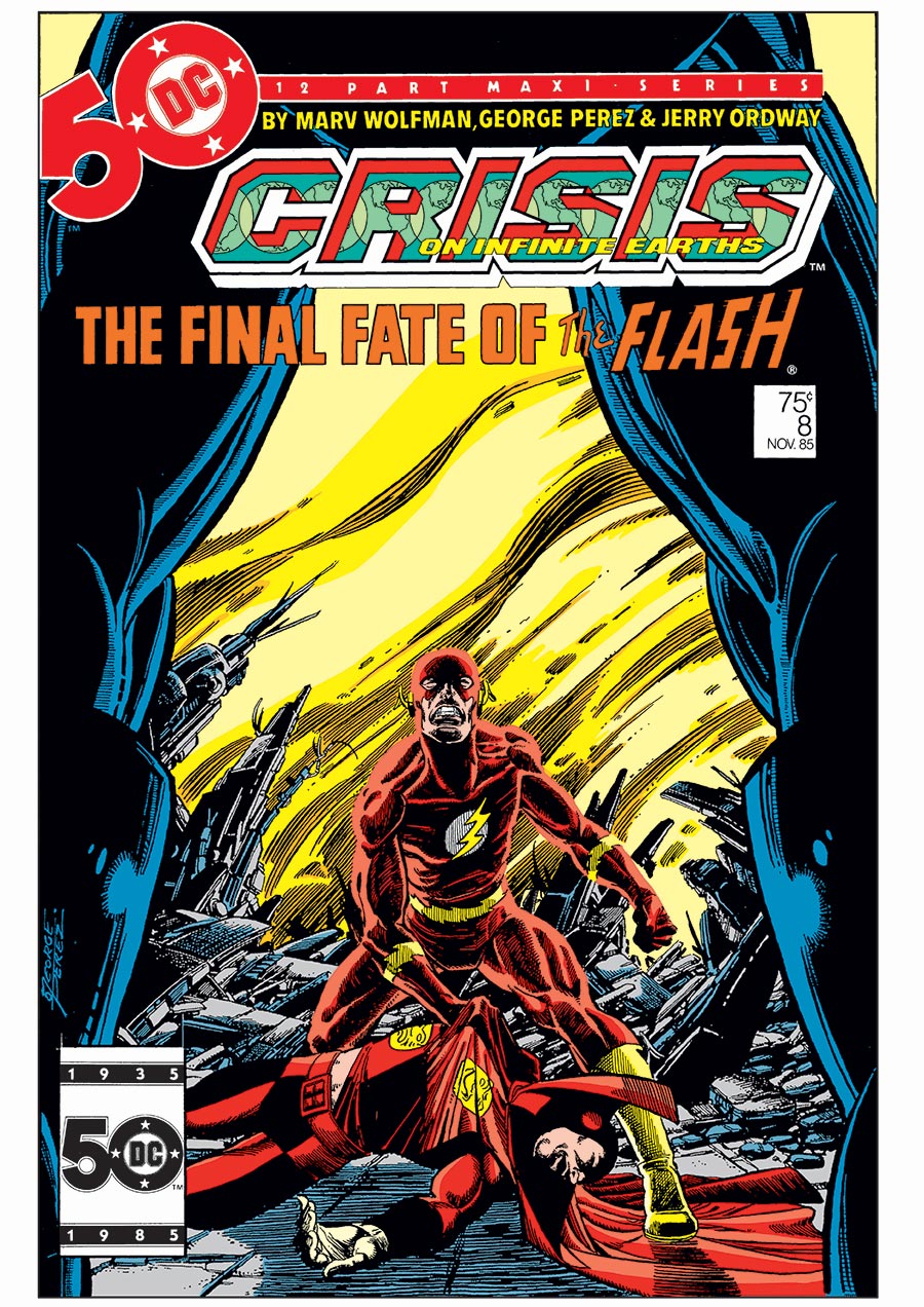 Crisis On Infinite Earths #8 Facsimile Edition Cover A Regular George Perez Cover (2024)