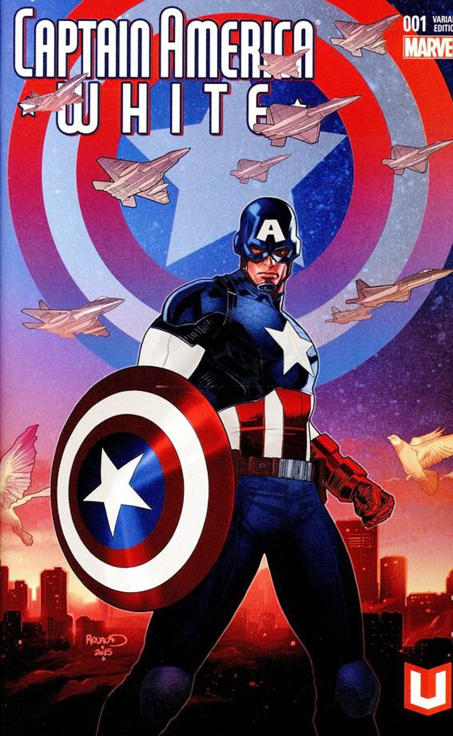 Captain America White #1 Cover I Paul Renaud Marvel Unlimited Variant Cover