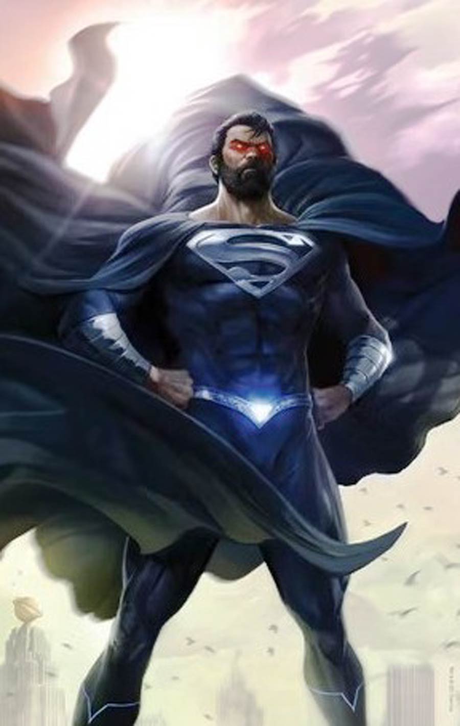 Action Comics #1 Cover O Francesco Mattina Black Suit Virgin Variant Cover