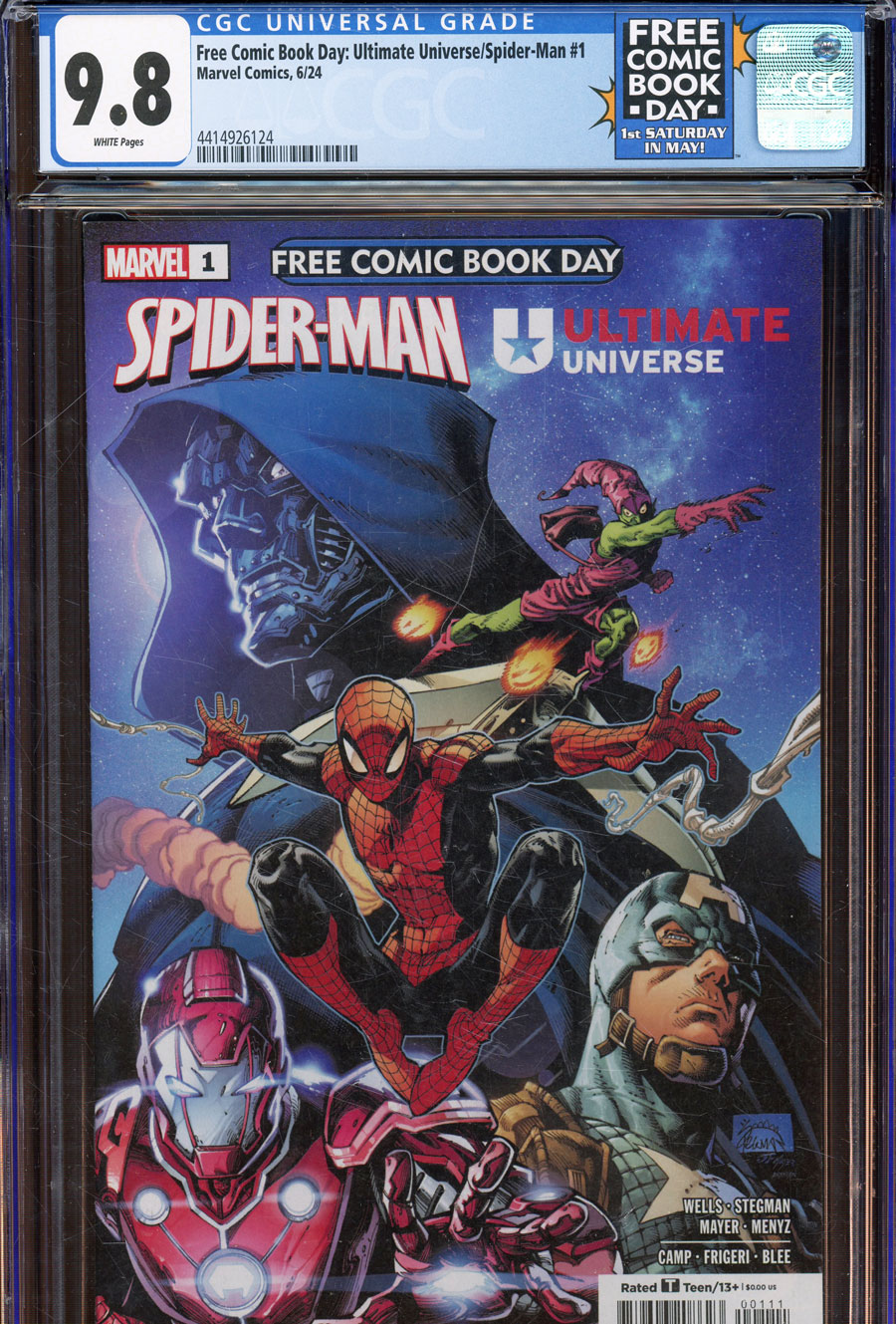 Spider-Man / Ultimate Universe FCBD 2024 CGC 9.8