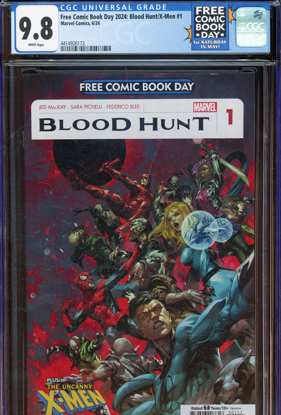 Blood Hunt / Uncanny X-Men FCBD 2024 CGC 9.8