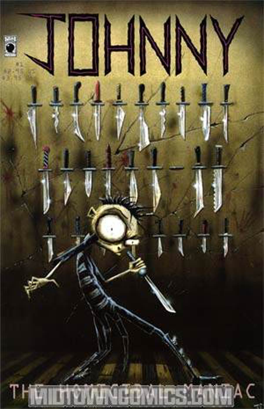 Johnny The Homicidal Maniac #1 Cover E 1st Ptg Signed and Sketched by Jhonen Vasquez COA Included