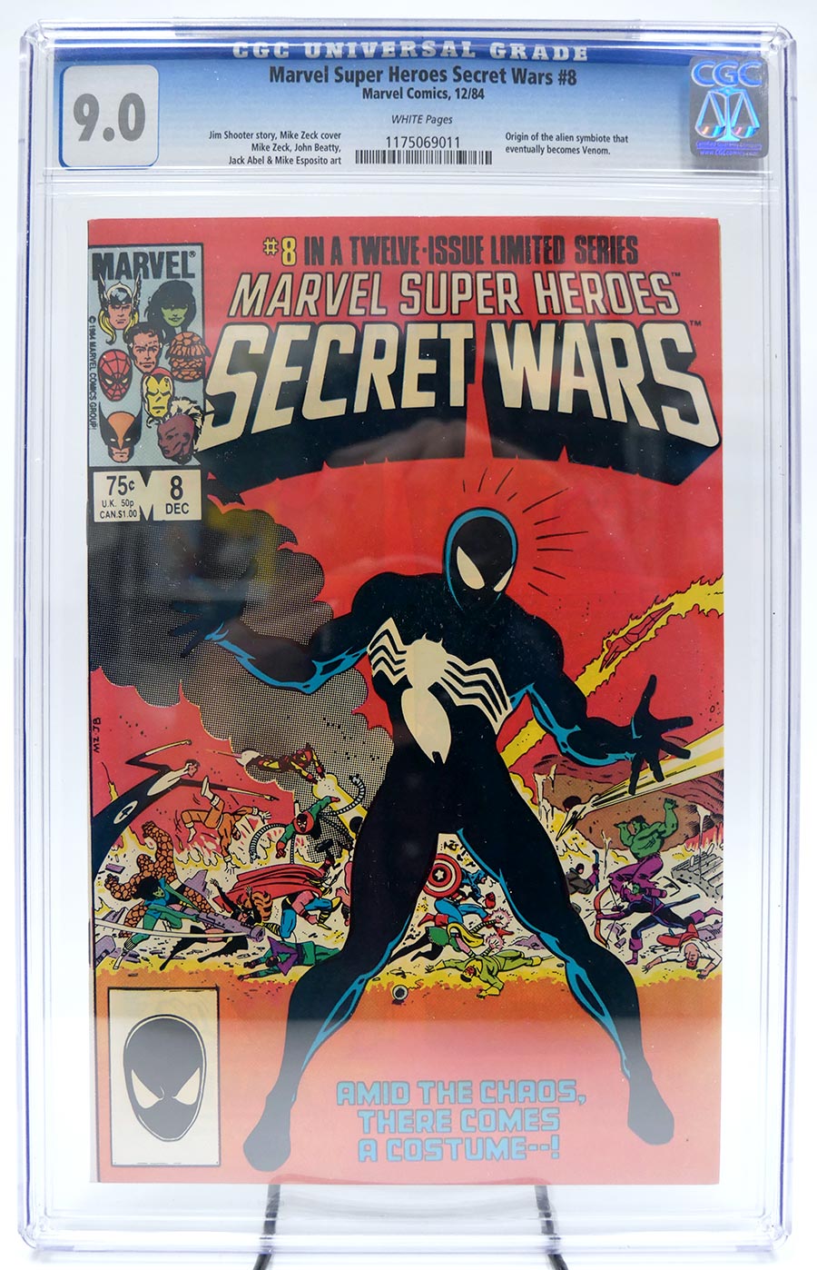 Marvel Super-Heroes Secret Wars #8 Cover L CGC 9.0