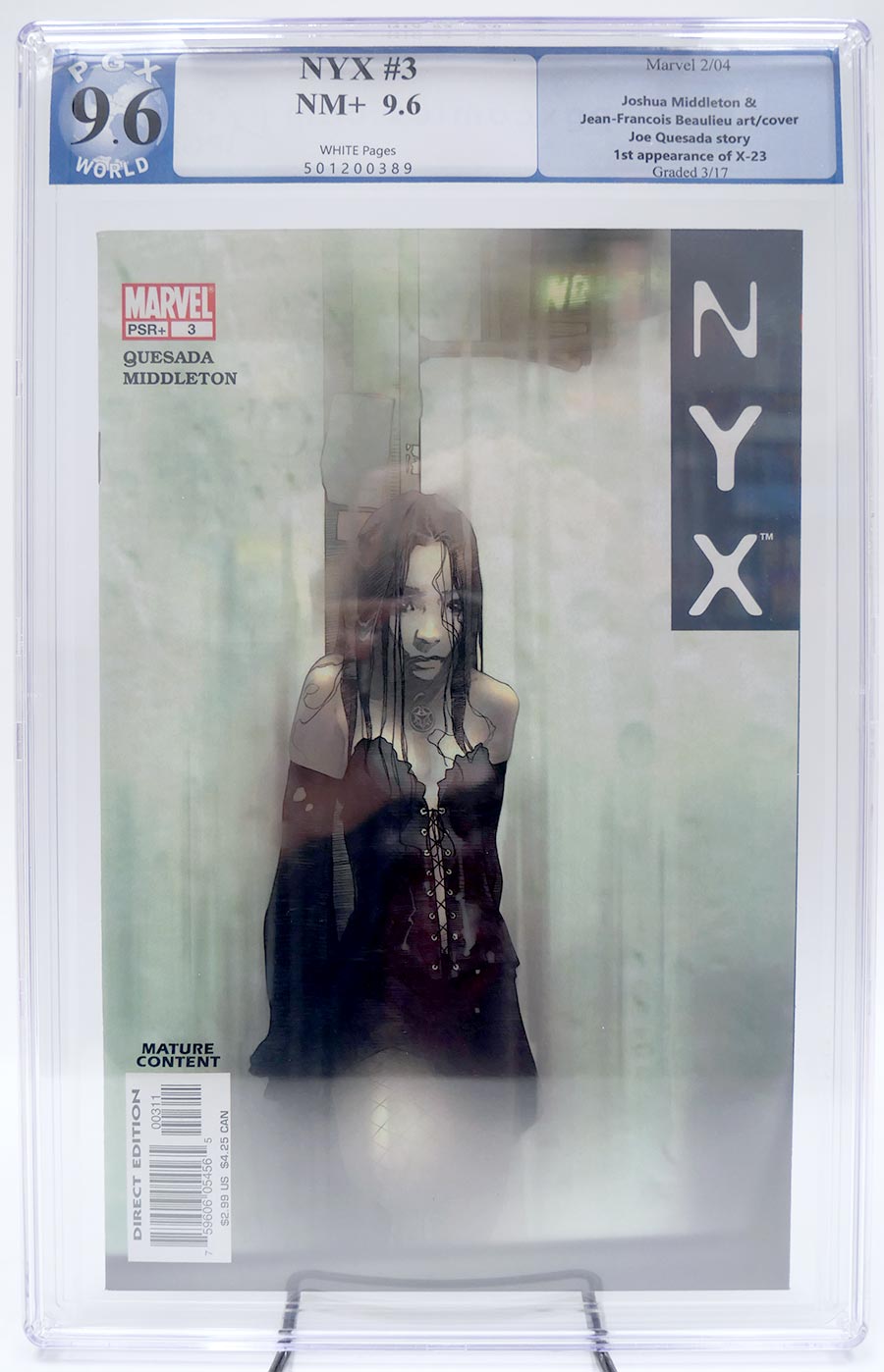 NYX #3 Cover D PGX 9.6