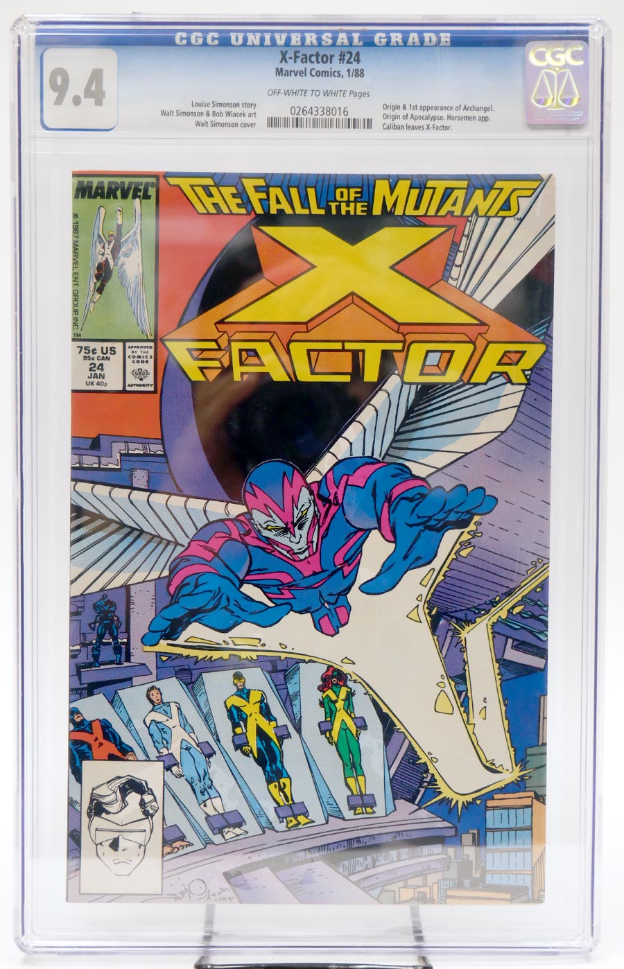 X-Factor #24 Cover B CGC 9.4