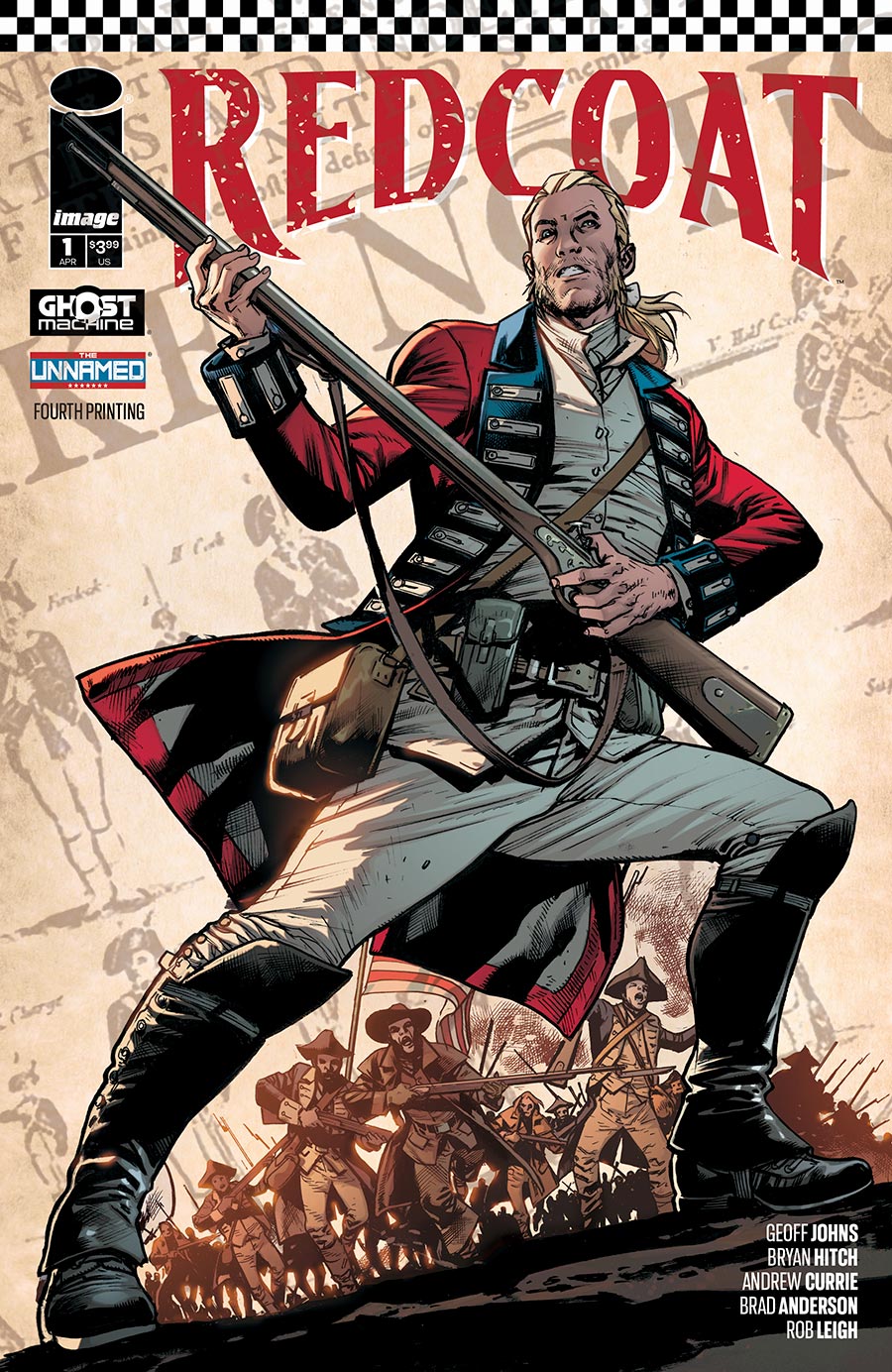 Redcoat #1 Cover K 4th Ptg