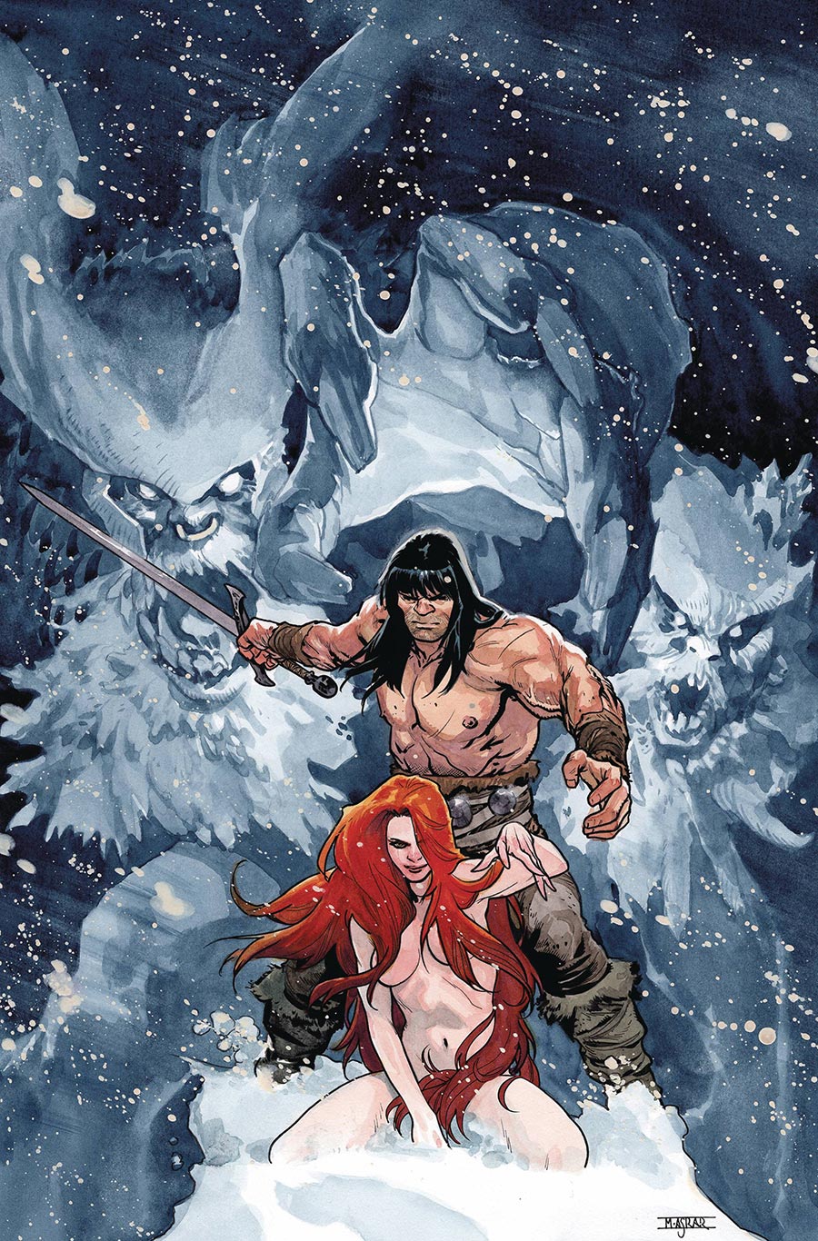 Conan The Barbarian Vol 5 #15 Cover E Variant Mahmud Asrar Virgin Cover