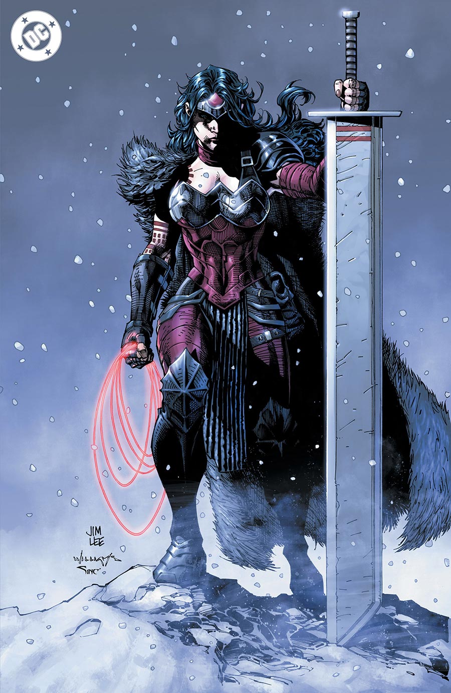 Absolute Wonder Woman #1 Cover G Variant Jim Lee Foil Cover (DC All In)(Limit 1 Per Customer)