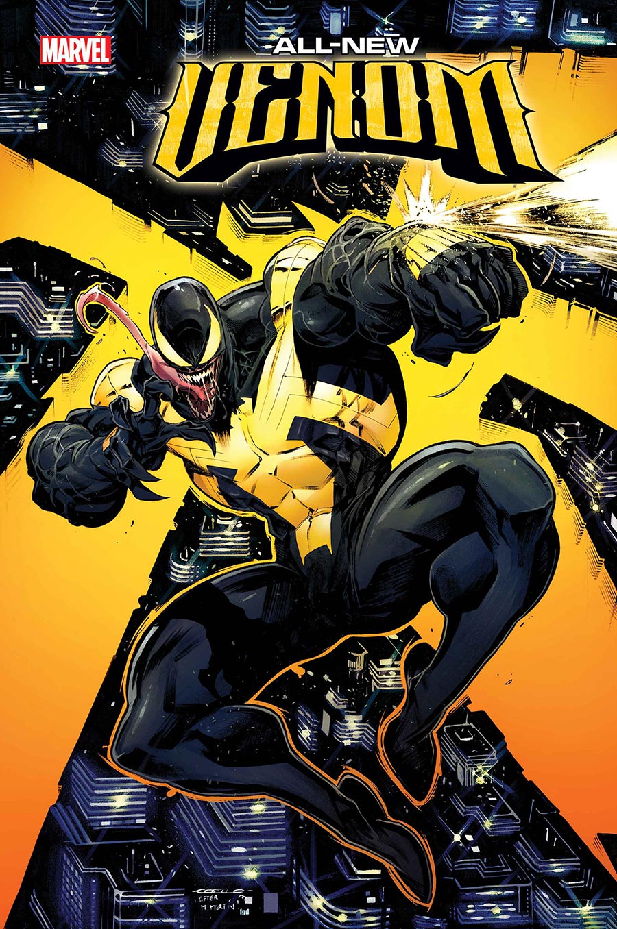 All-New Venom #1 Cover H Variant Iban Coello Gold Foil Cover