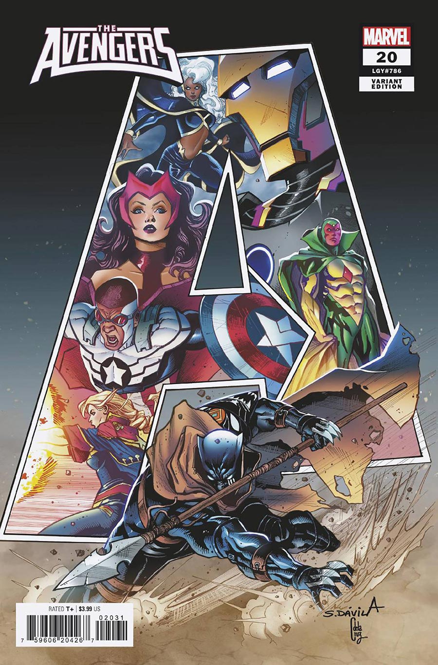 Avengers Vol 8 #20 Cover C Variant Sergio Davila Cover