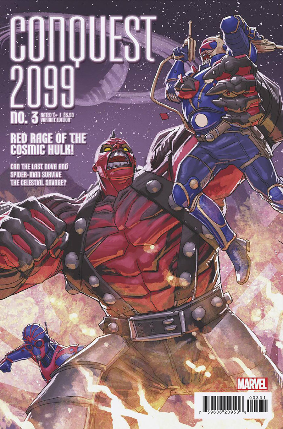 Conquest 2099 #3 Cover C Variant Pete Woods Sci-Fi Pulp Posters Cover