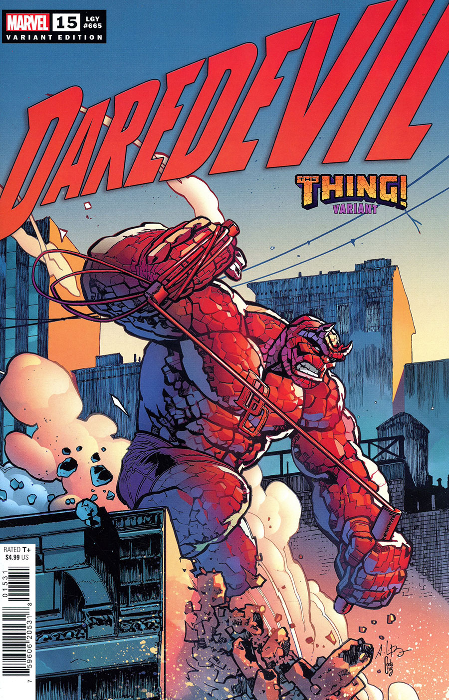 Daredevil Vol 8 #15 Cover B Variant Andrei Bressan The Thing Cover