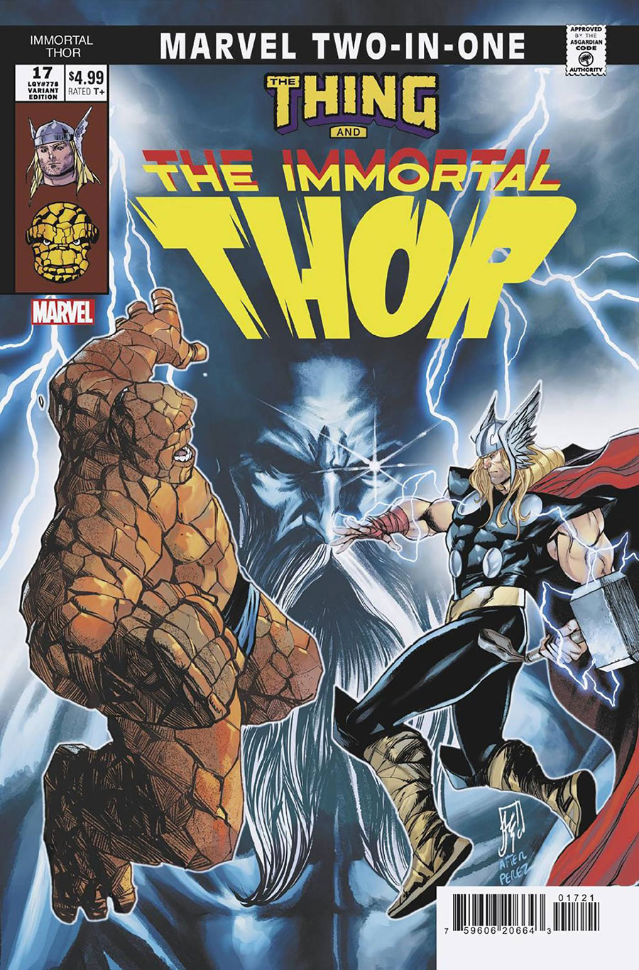 Immortal Thor #17 Cover B Variant Stefano Caselli Marvel Two-In-One Cover