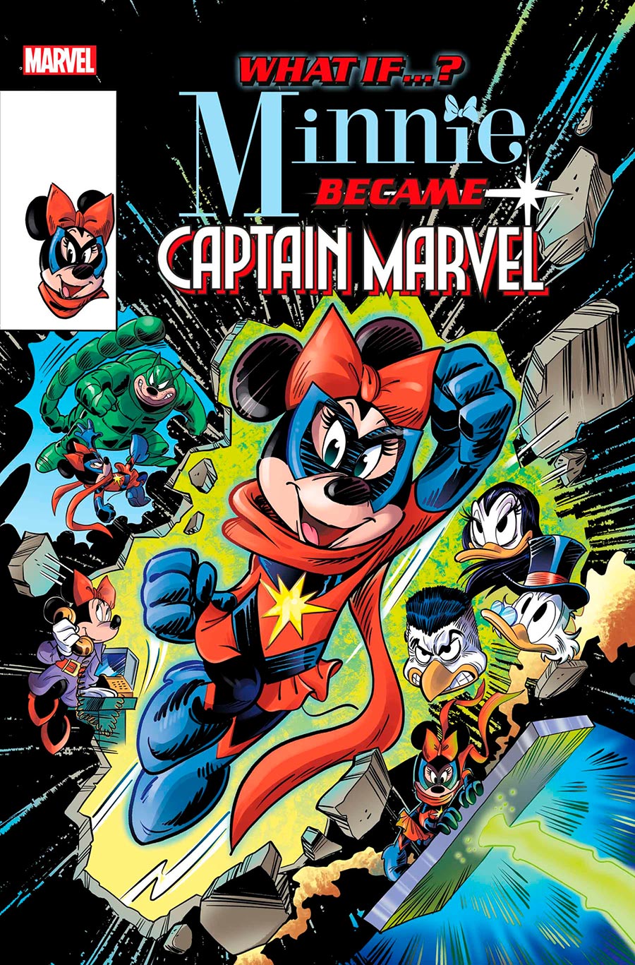 Marvel & Disney What If Minnie Became Captain Marvel #1 (One Shot) Cover A Regular Giada Perissinotto Cover