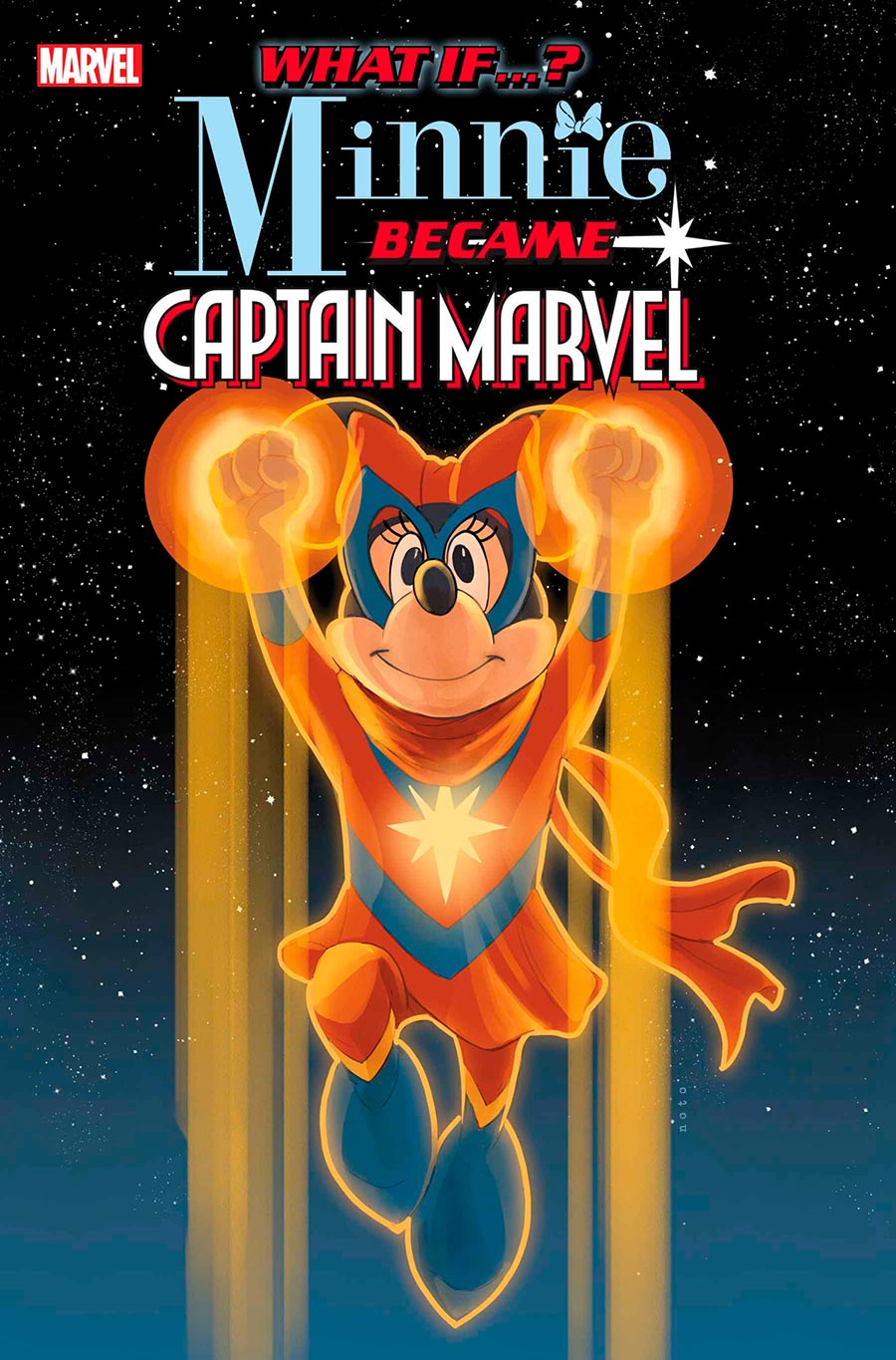 Marvel & Disney What If Minnie Became Captain Marvel #1 (One Shot) Cover C Variant Phil Noto Minnie Mouse Captain Marvel Cover