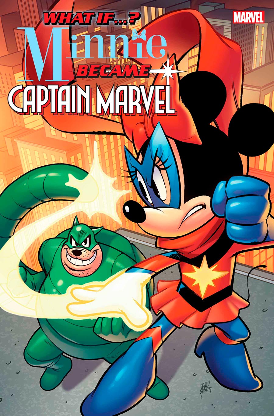 Marvel & Disney What If Minnie Became Captain Marvel #1 (One Shot) Cover E Variant Elena Casagrande Cover