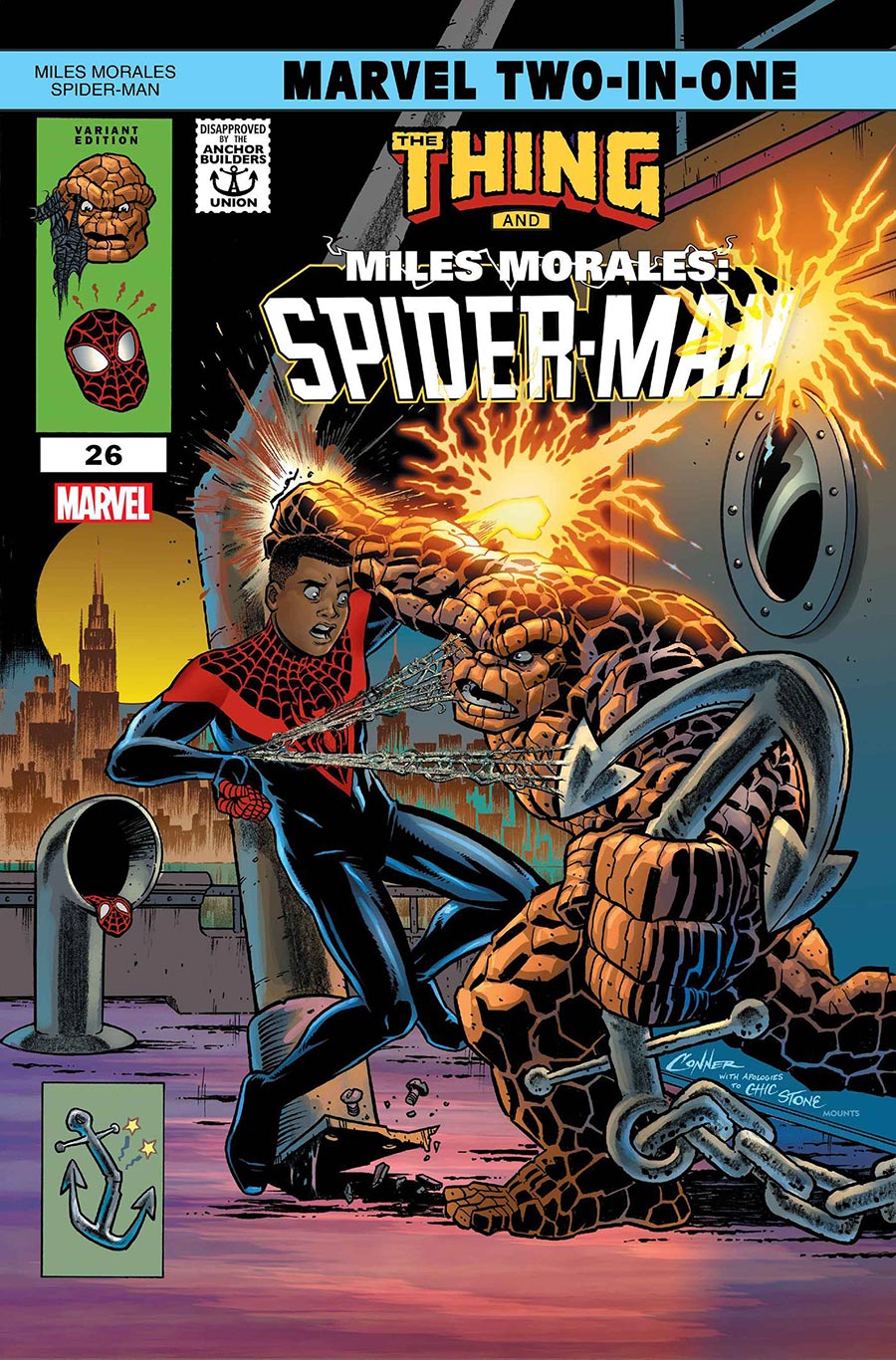 Miles Morales Spider-Man Vol 2 #26 Cover B Variant Amanda Conner Marvel Two-In-One Cover