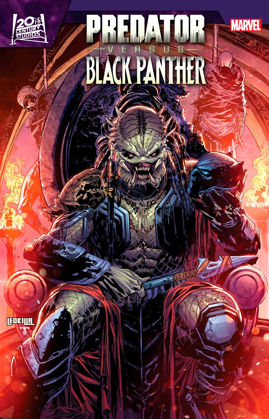 Predator vs Black Panther #4 Cover A Regular Ken Lashley Cover