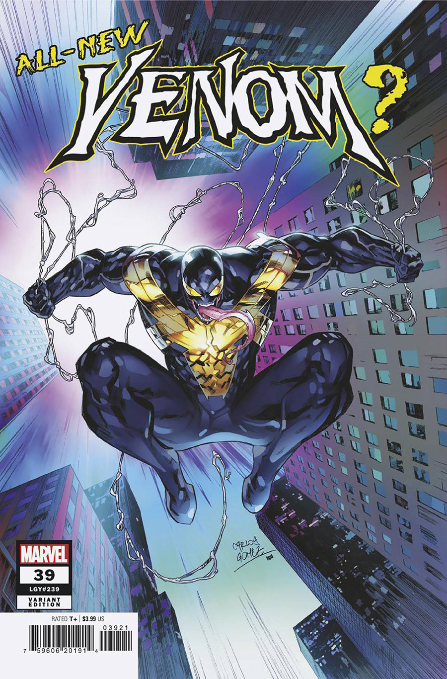 Venom Vol 5 #39 Cover C Variant Carlos Gomez Foreshadow Cover (Venom War Tie-In)