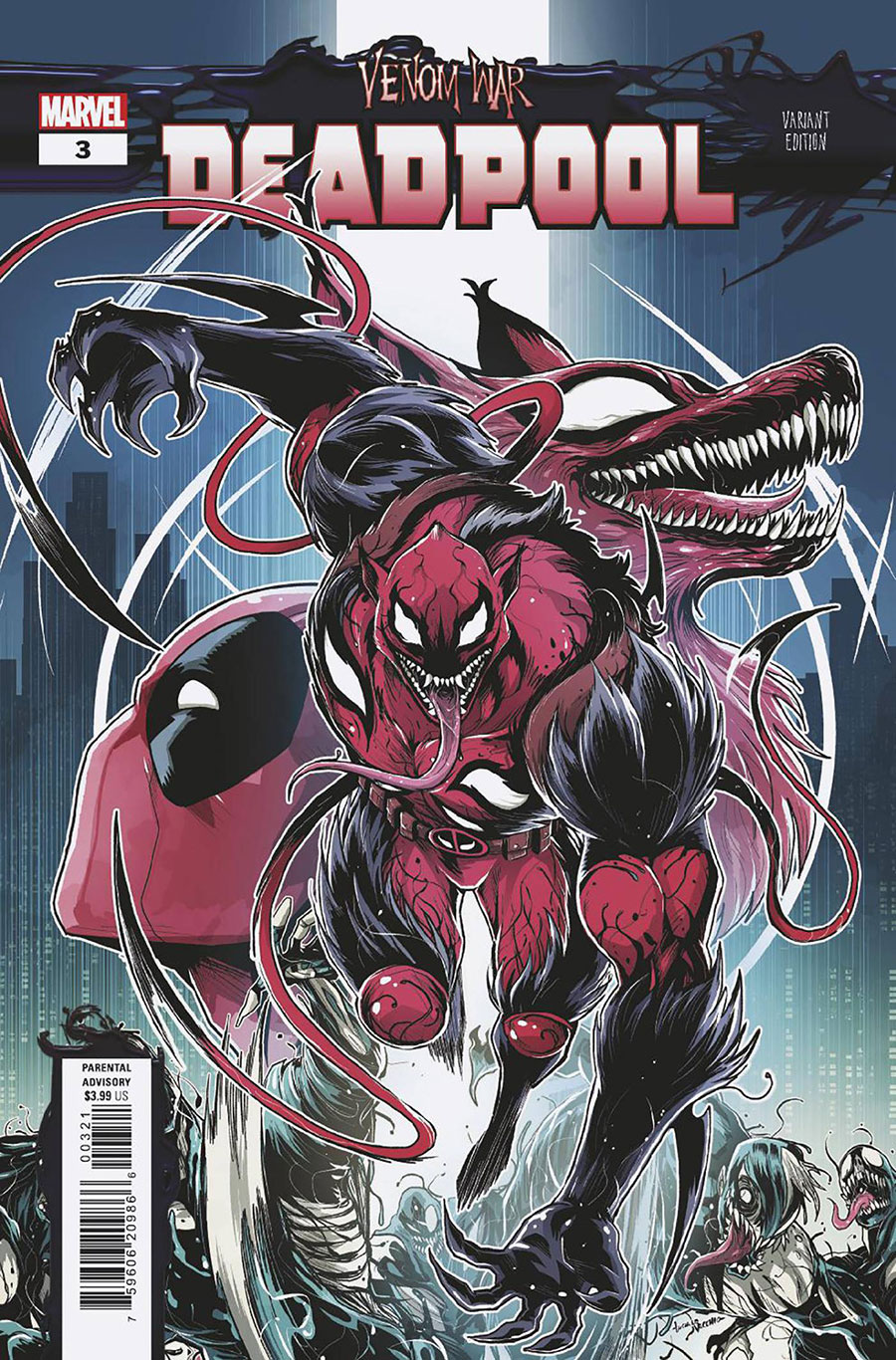 Venom War Deadpool #3 Cover B Variant Luciano Vecchio Cover