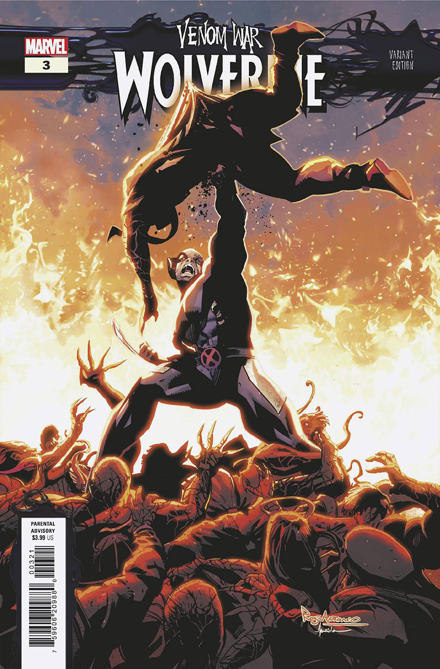 Venom War Wolverine #3 Cover B Variant Roge Antonio Cover