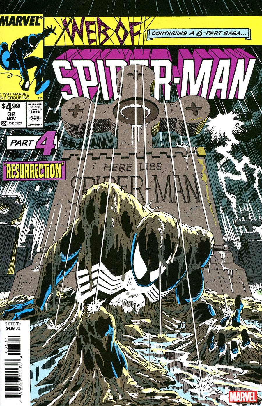 Web Of Spider-Man #32 Cover B Facsimile Edition