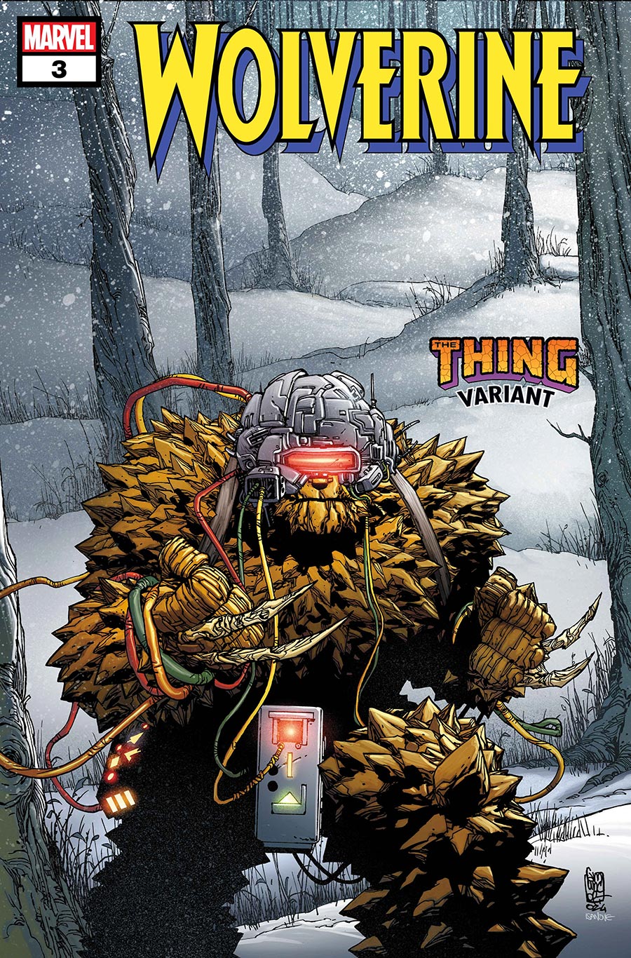 Wolverine Vol 8 #3 Cover B Variant Giuseppe Camuncoli The Thing Cover