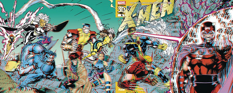 X-Men Vol 2 #1 Cover R Pan-Dimensional 3D Gatefold Edition