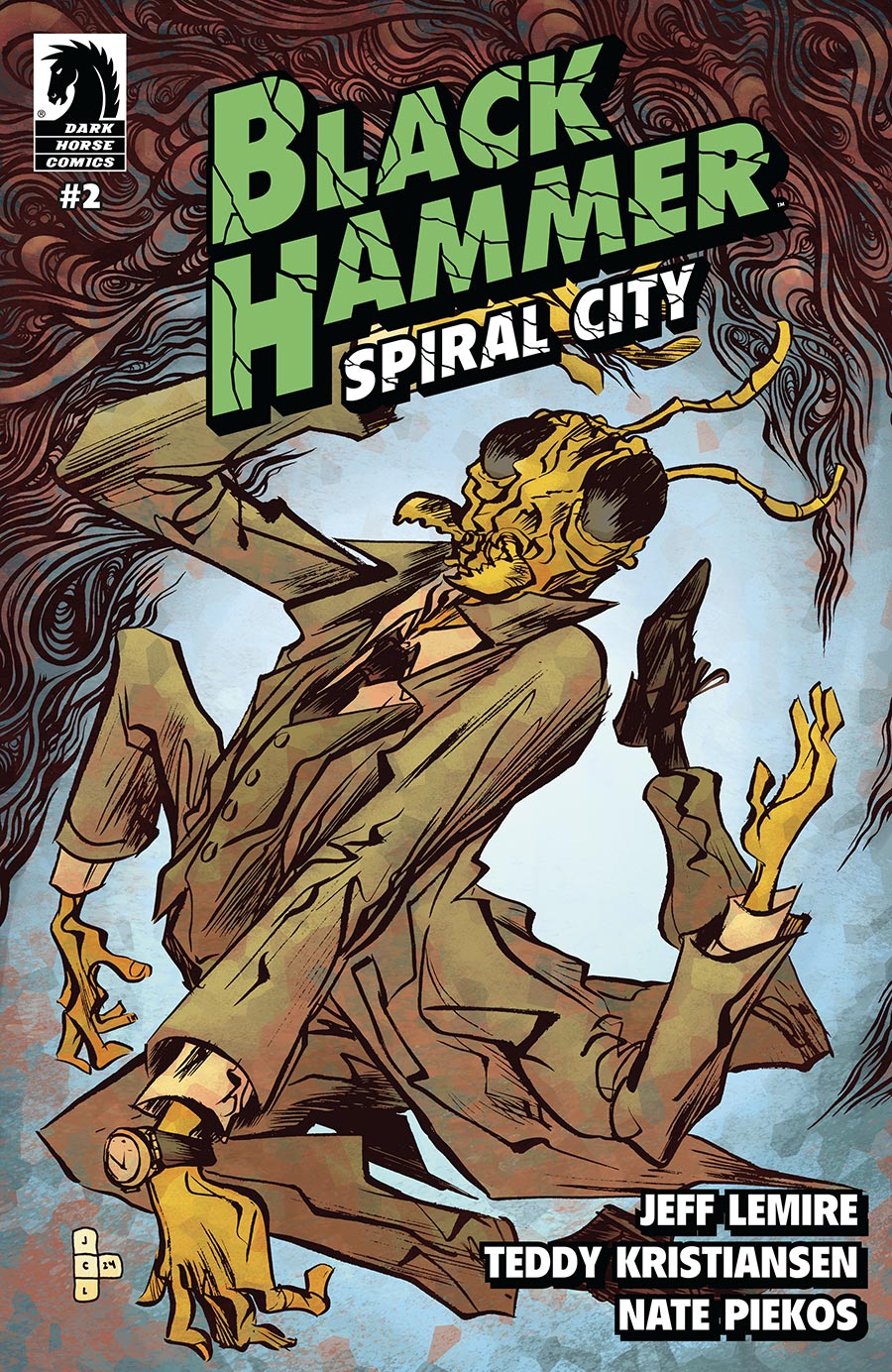 Black Hammer Spiral City #2 Cover B Variant Jesse Lonergan Cover