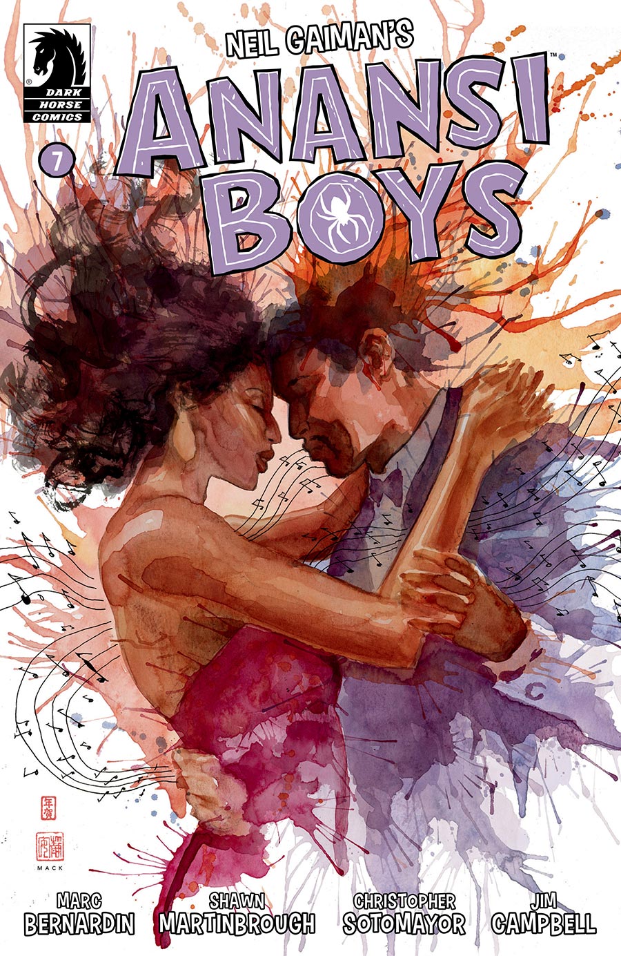 Neil Gaimans Anansi Boys I #7 Cover A Regular David Mack Cover - RESOLICITED