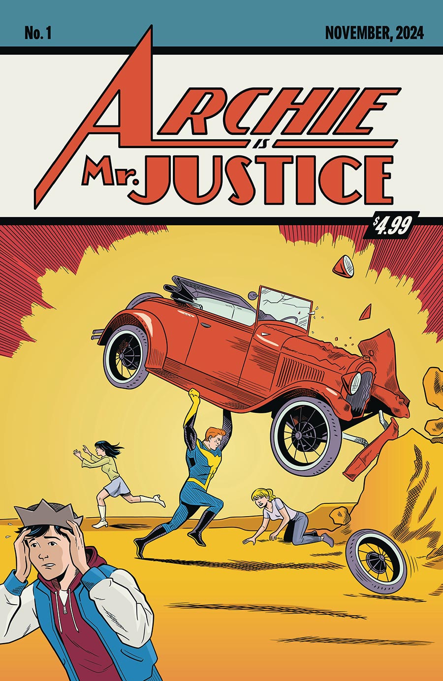 Archie Is Mr Justice #1 Cover C Variant Matt Talbot Cover