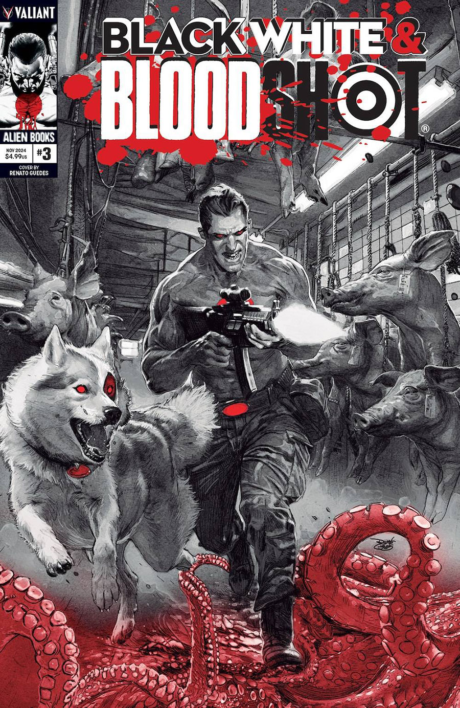 Black White & Bloodshot #3 Cover A Regular Renato Guedes Cover