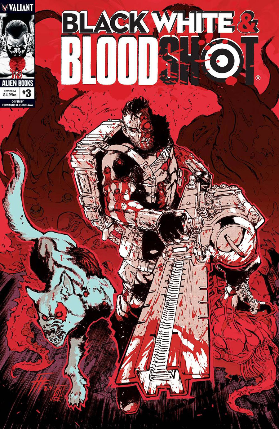 Black White & Bloodshot #3 Cover B Variant Fernando Heinz Furukawa Cover