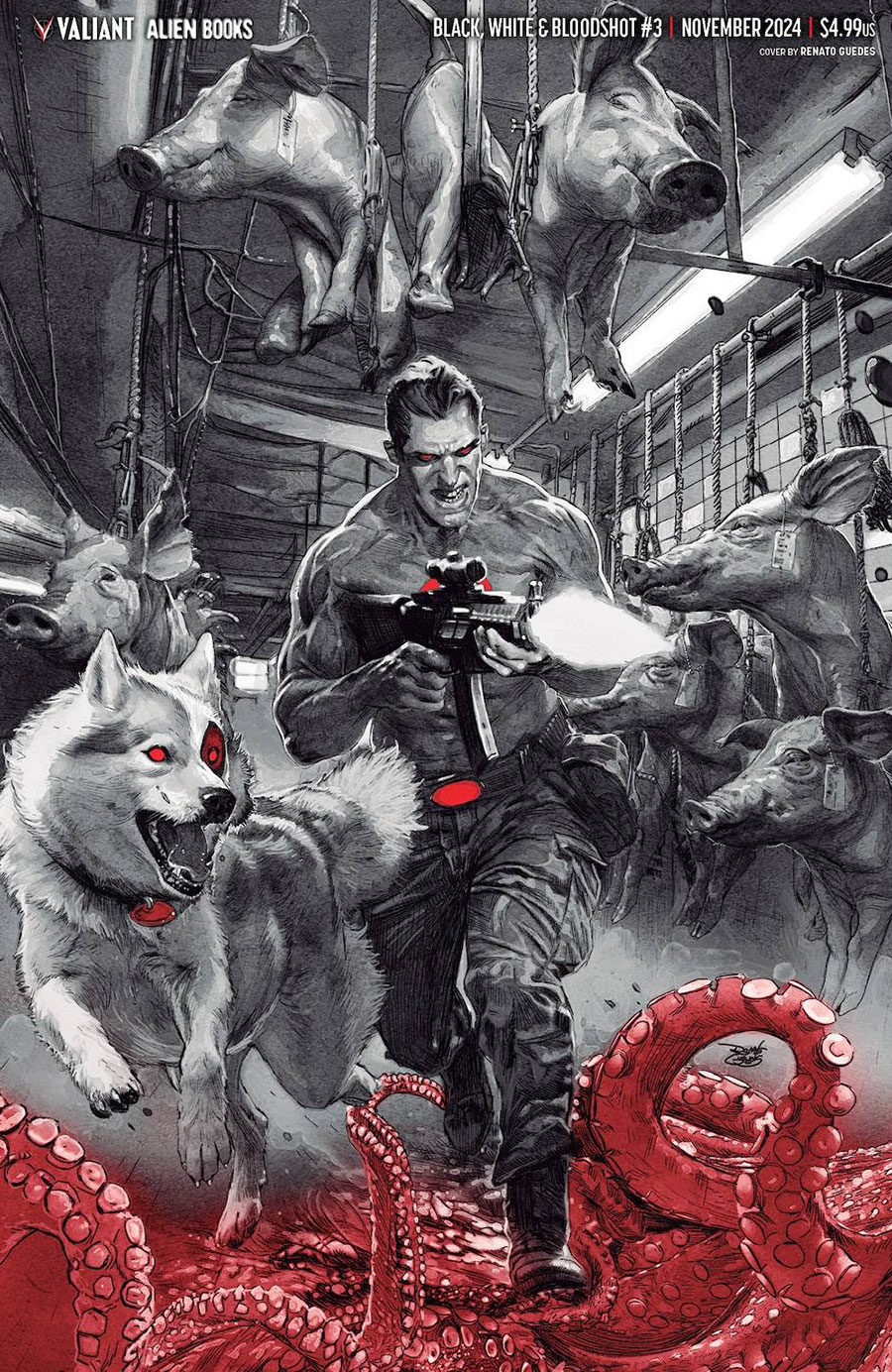 Black White & Bloodshot #3 Cover E Variant Renato Guedes Virgin Cover