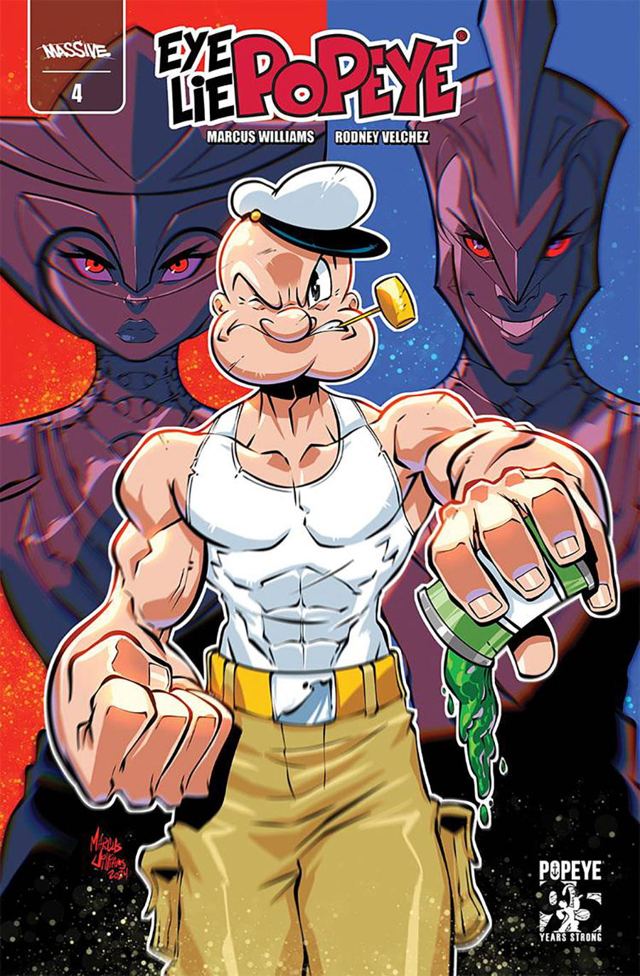 Eye Lie Popeye #4 Cover A Regular Marcus Williams Cover