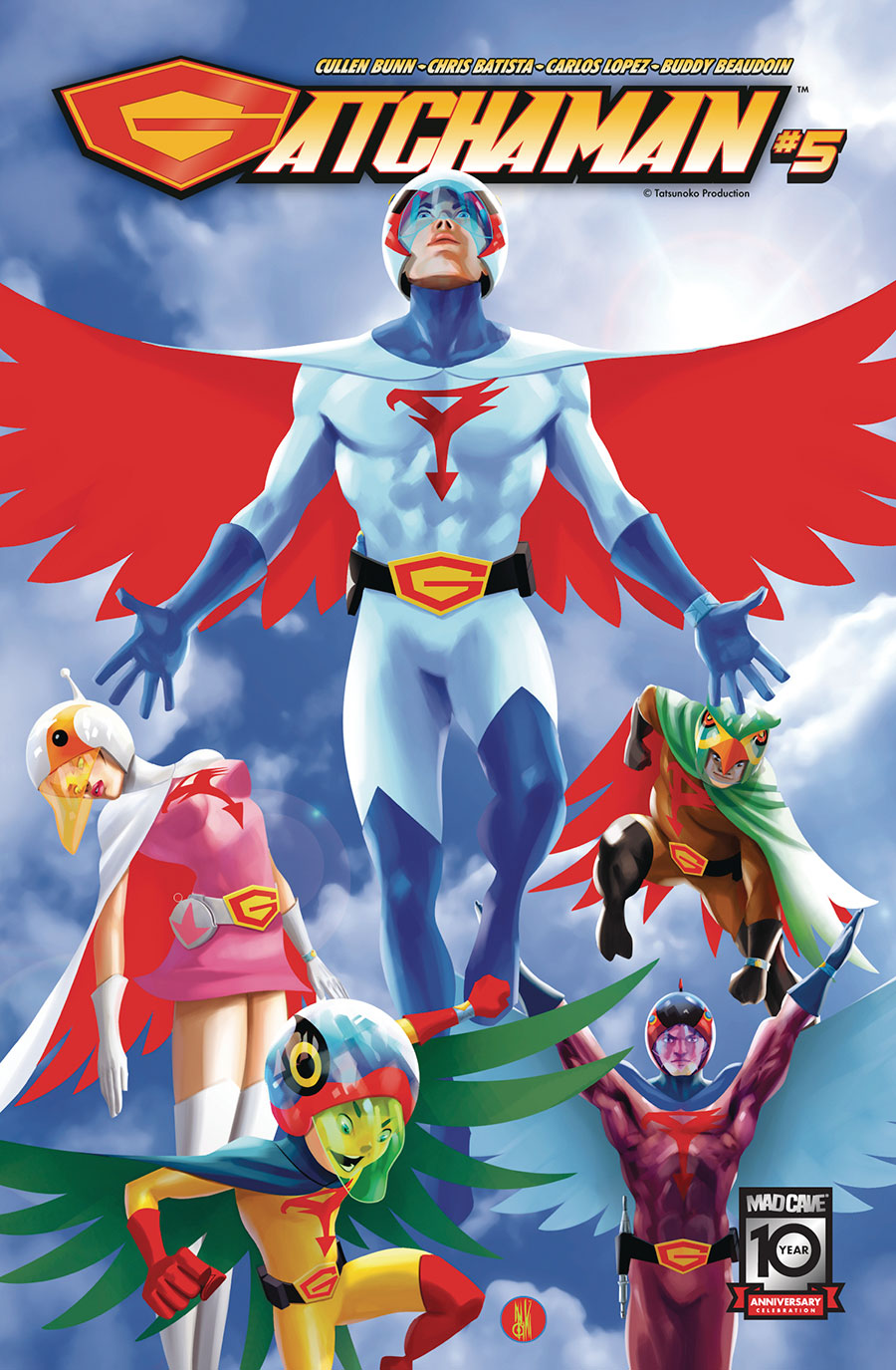 Gatchaman #5 Cover A Regular Inaki Miranda Cover