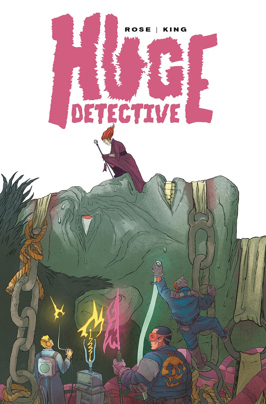 Huge Detective #4 Cover B Variant Magenta King Cover