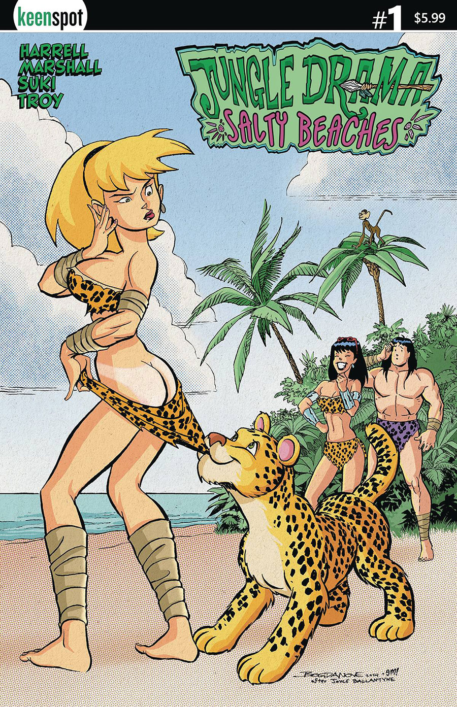 Jungle Drama Salty Beaches #1 Cover B Variant Jon Bogdanove Cover