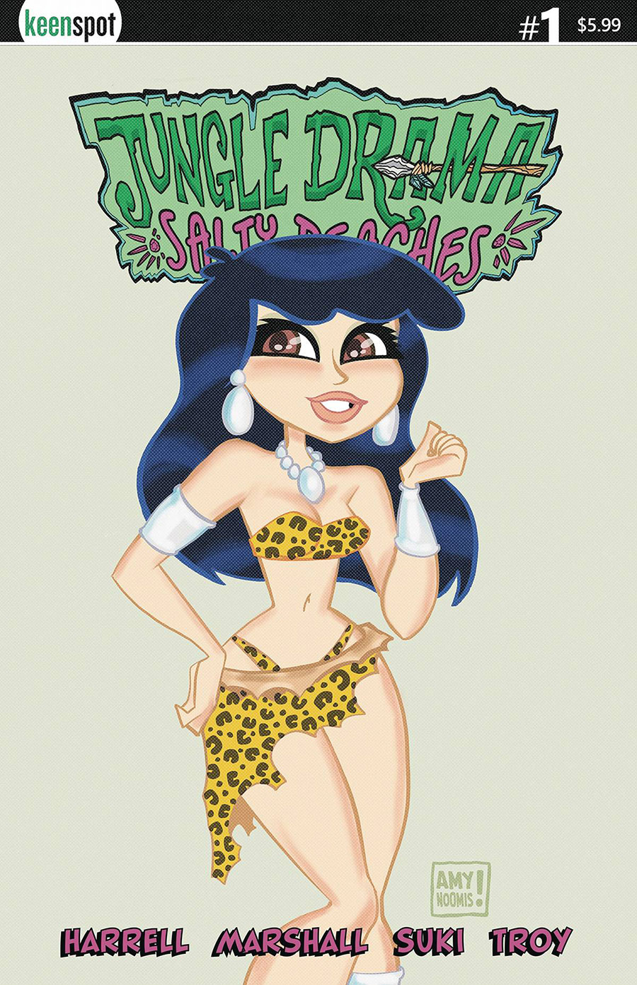 Jungle Drama Salty Beaches #1 Cover E Variant Amy Noomis Cover