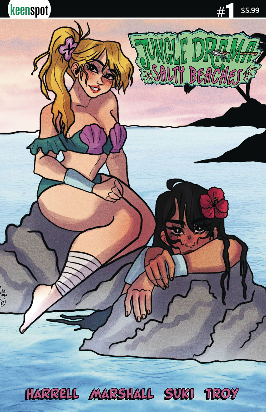 Jungle Drama Salty Beaches #1 Cover F Variant Nat Suki Cover